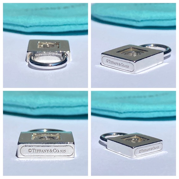 AUTH Rare vintage Tiffany & Co. Letter “C” padlock charm/pendant🔓 - Picture 7 of 16